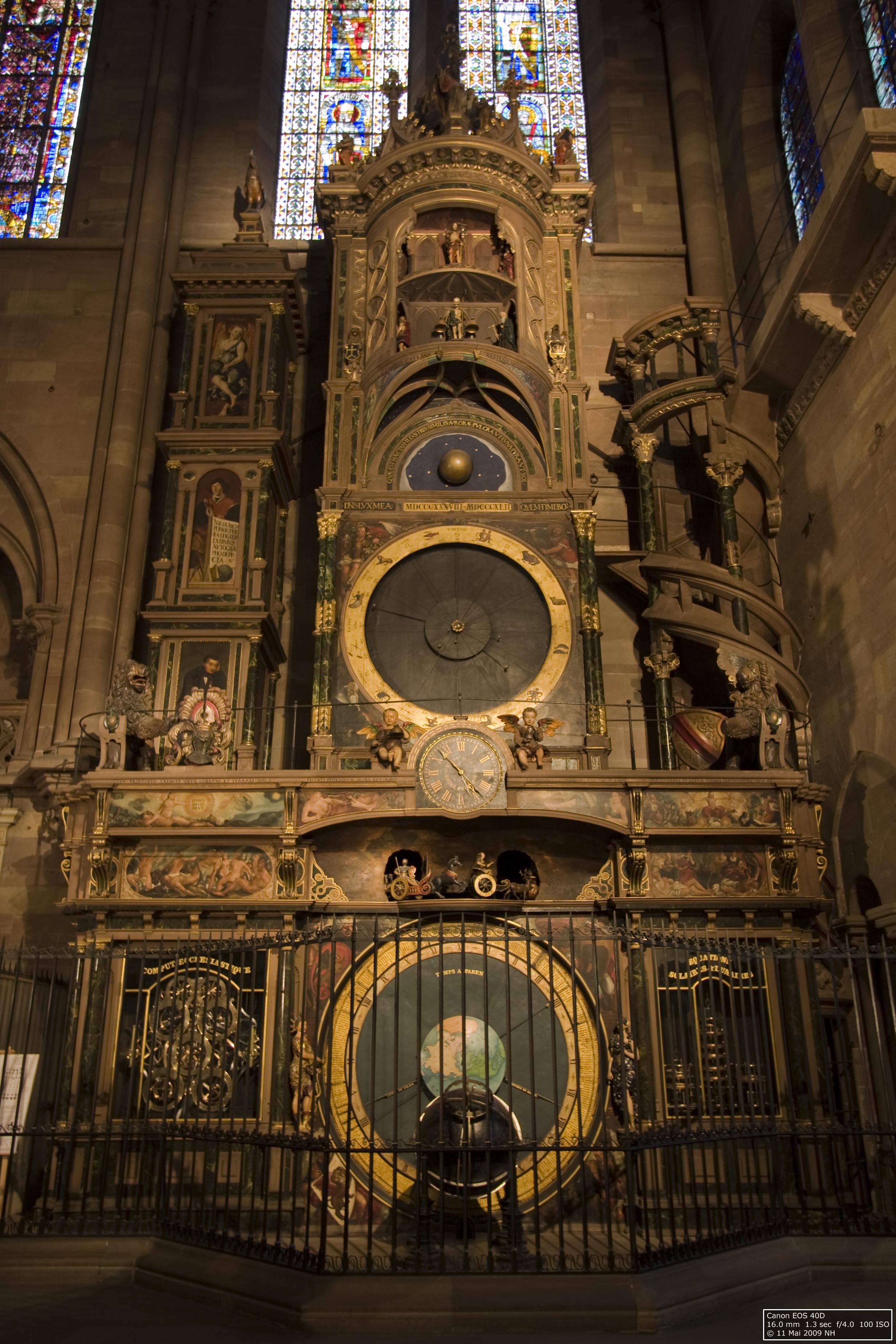 horloge de la cathedrale de strasbourg